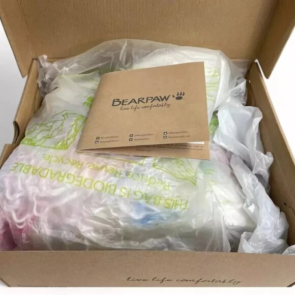 Bearpaw Boo Tie Dye Shearling Wool Curly Lamb Fur Mongolian Sherpa Boots 10 - Picture 10 of 11